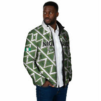 Custom Nigeria Football Padded Jacket Come On Super Eagles - Wonder Print Shop