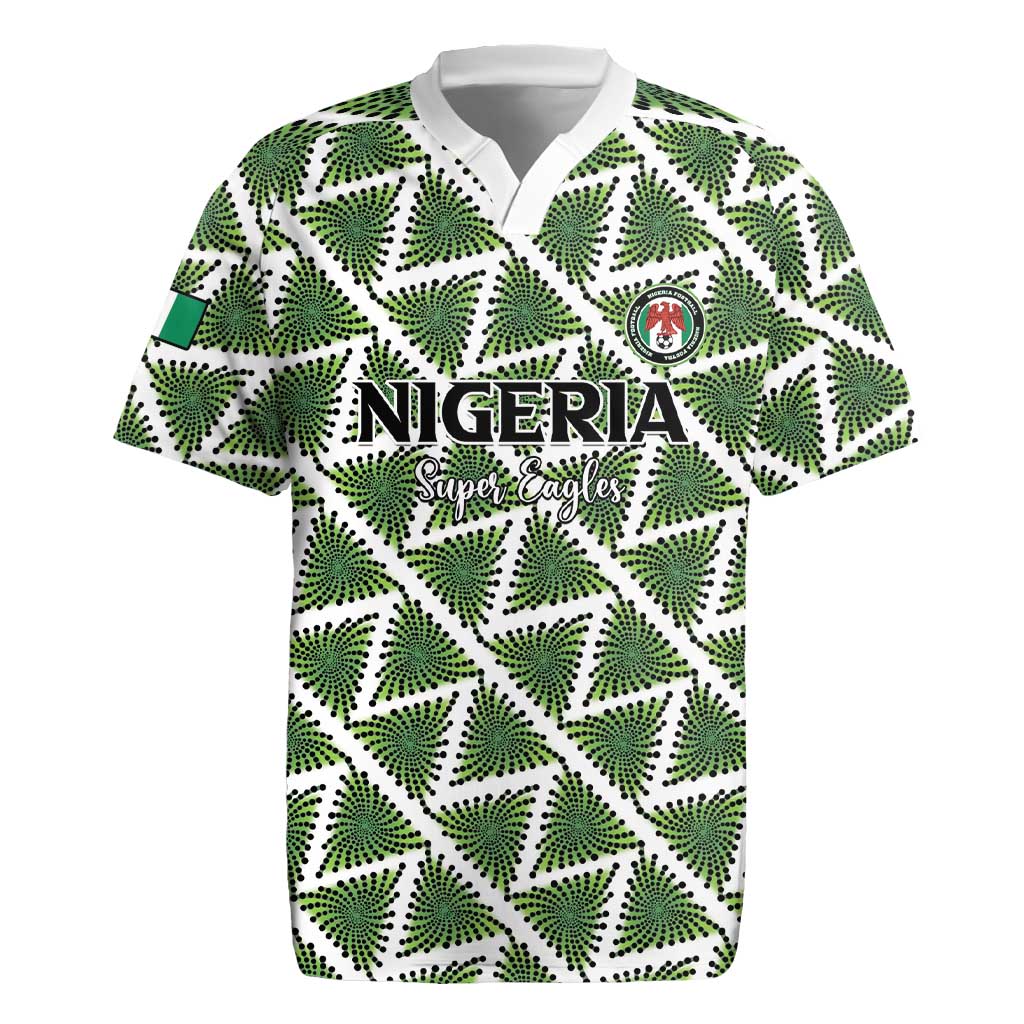 Custom Nigeria Football Rugby Jersey Come On Super Eagles LT15