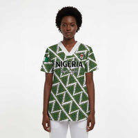 Custom Nigeria Football Scrub Top Come On Super Eagles - Wonder Print Shop