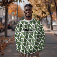 Custom Nigeria Football Sweatshirt Come On Super Eagles - Wonder Print Shop