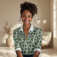 Custom Nigeria Football Women Casual Shirt Come On Super Eagles - Wonder Print Shop