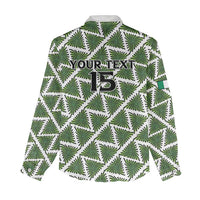 Custom Nigeria Football Women Casual Shirt Come On Super Eagles - Wonder Print Shop