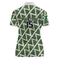 Custom Nigeria Football Women Polo Shirt Come On Super Eagles LT15