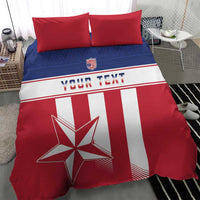 Custom Liberia Football Bedding Set Go Lone Stars