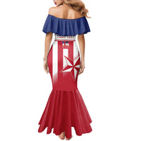 Custom Liberia Football Family Matching Mermaid Dress and Hawaiian Shirt Go Lone Stars