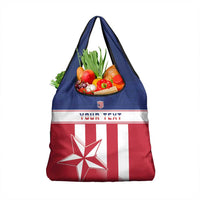 Custom Liberia Football Grocery Bag Go Lone Stars