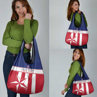 Custom Liberia Football Grocery Bag Go Lone Stars