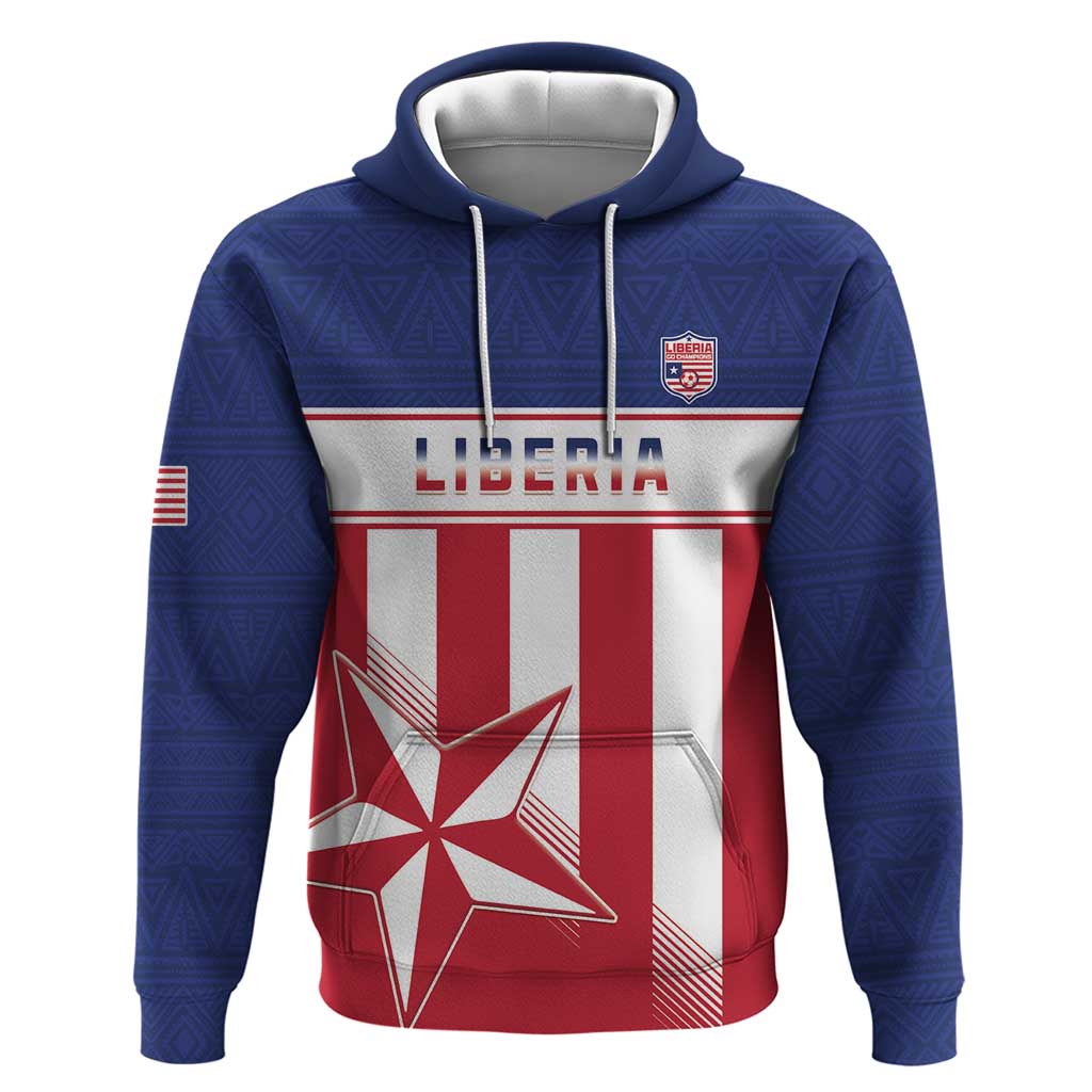 Custom Liberia Football Hoodie Go Lone Stars