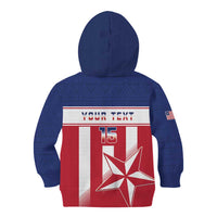 Custom Liberia Football Kid Hoodie Go Lone Stars
