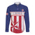 Custom Liberia Football Long Sleeve Button Shirt Go Lone Stars