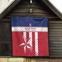Custom Liberia Football Quilt Go Lone Stars