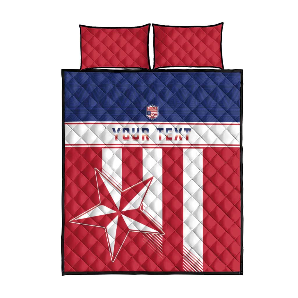 Custom Liberia Football Quilt Bed Set Go Lone Stars