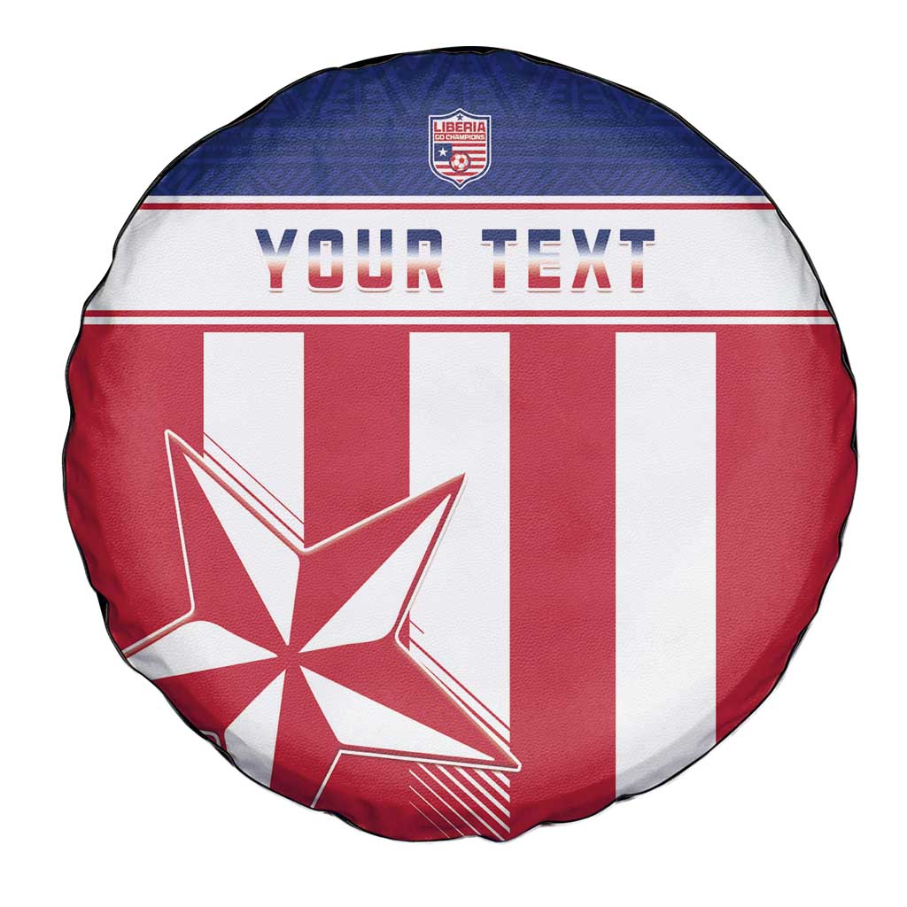 Custom Liberia Football Spare Tire Cover Go Lone Stars