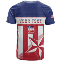 Custom Liberia Football T Shirt Go Lone Stars