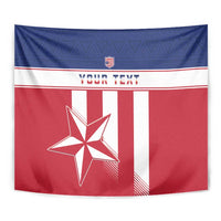 Custom Liberia Football Tapestry Go Lone Stars