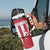 Custom Liberia Football Tumbler With Handle Go Lone Stars