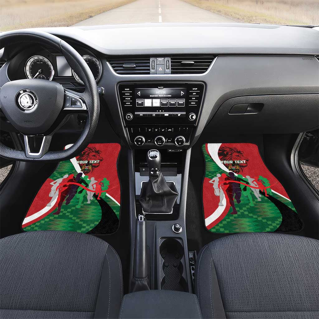 Personalised Athletics Kenya Car Mats We Are Champions