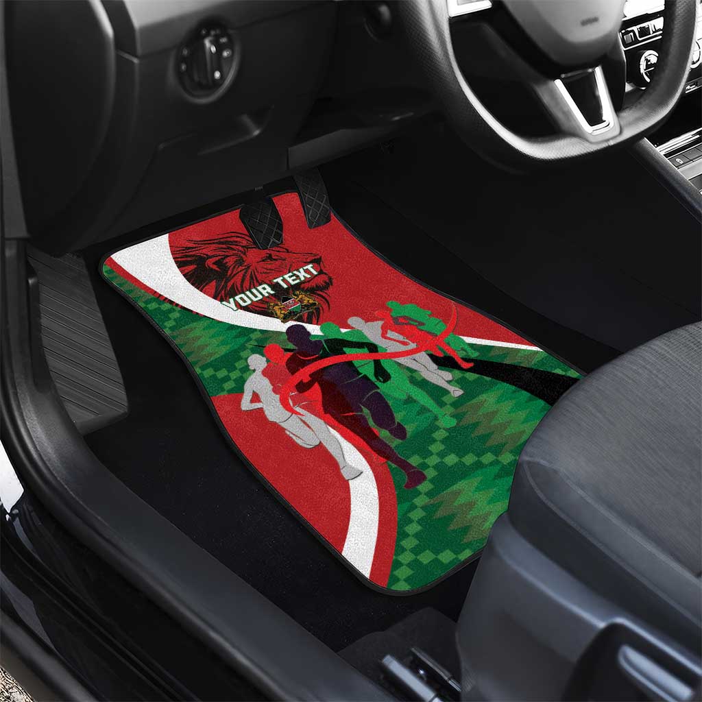 Personalised Athletics Kenya Car Mats We Are Champions
