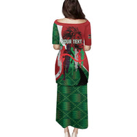 Personalised Athletics Kenya Family Matching Puletasi and Hawaiian Shirt We Are Champions