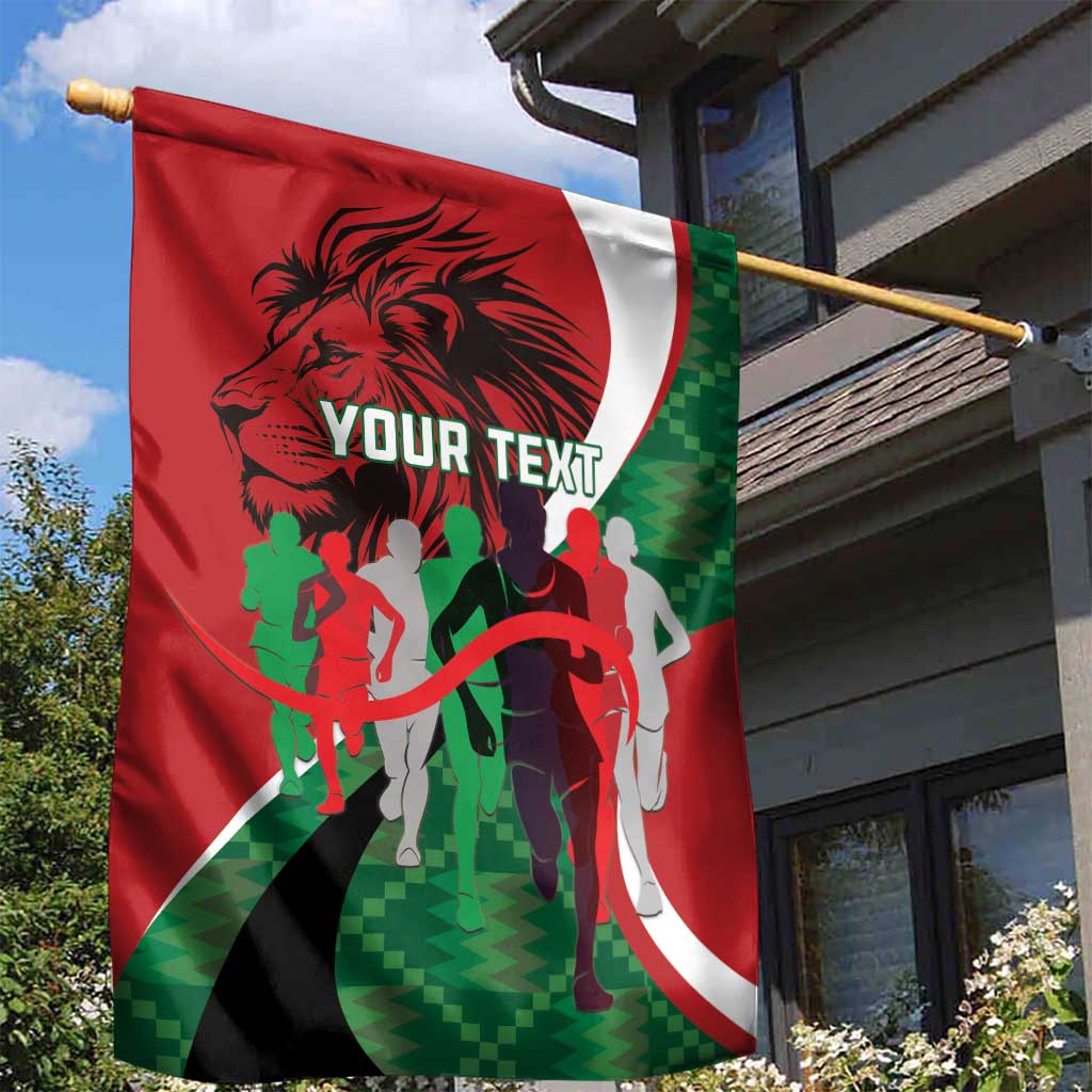 Personalised Athletics Kenya Garden Flag We Are Champions
