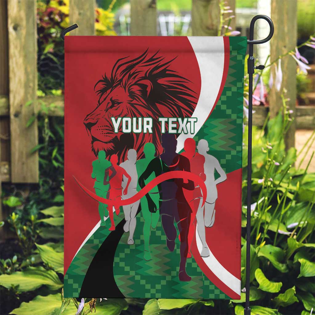 Personalised Athletics Kenya Garden Flag We Are Champions