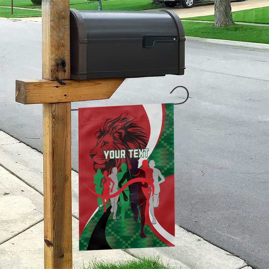 Personalised Athletics Kenya Garden Flag We Are Champions