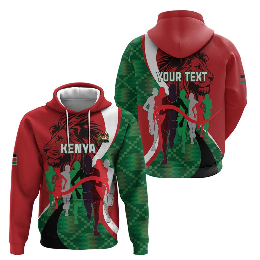 Personalised Athletics Kenya Hoodie We Are Champions