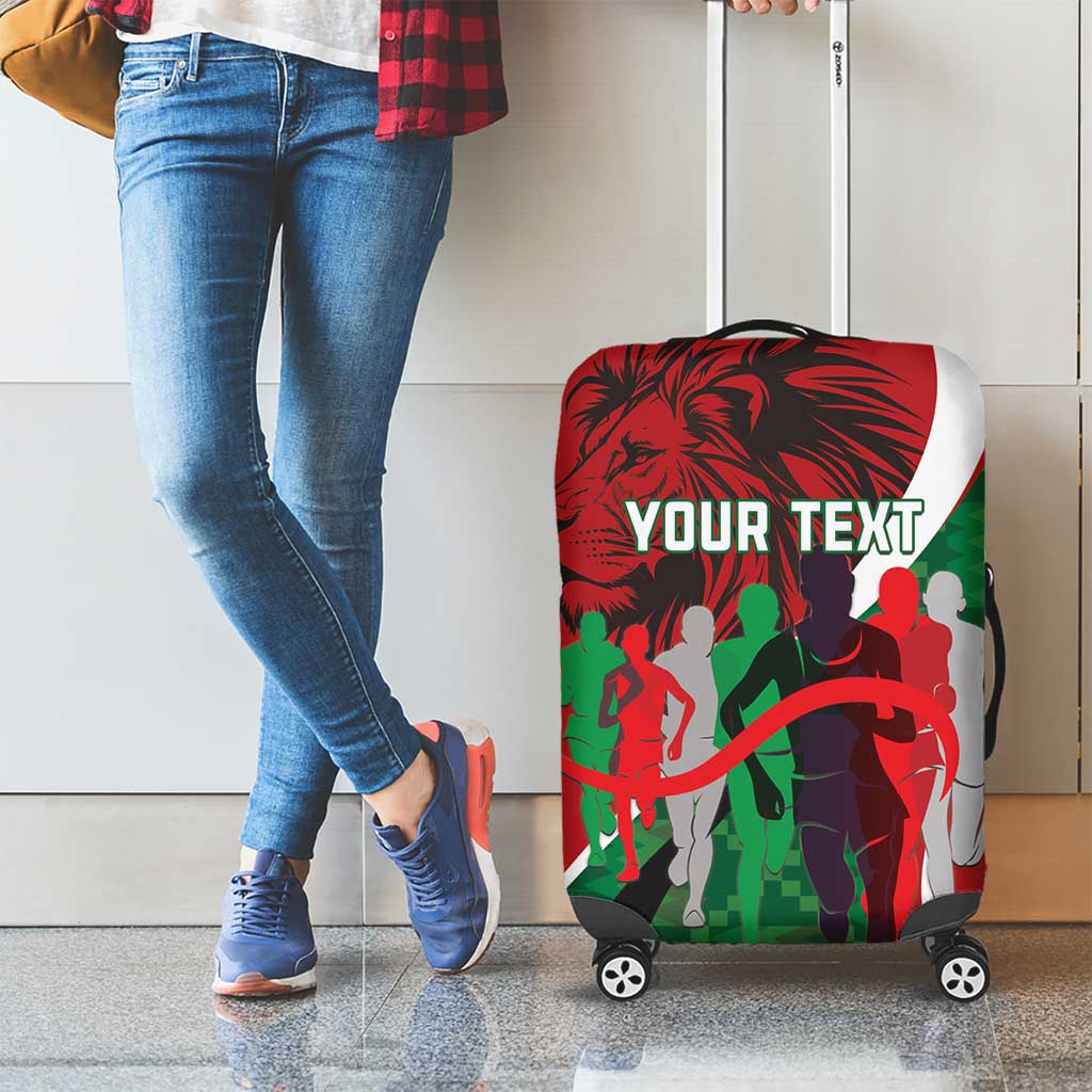 Personalised Athletics Kenya Luggage Cover We Are Champions