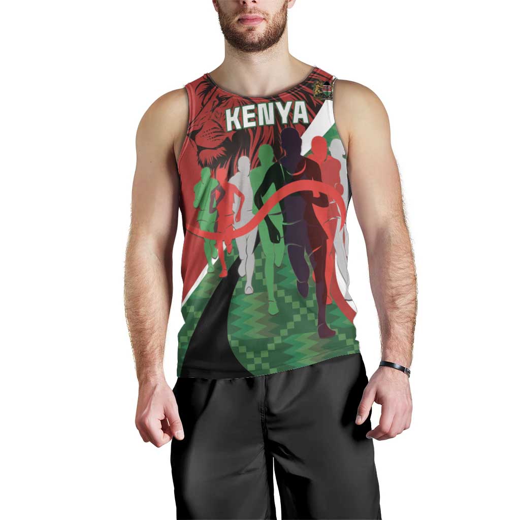 Personalised Athletics Kenya Men Tank Top We Are Champions