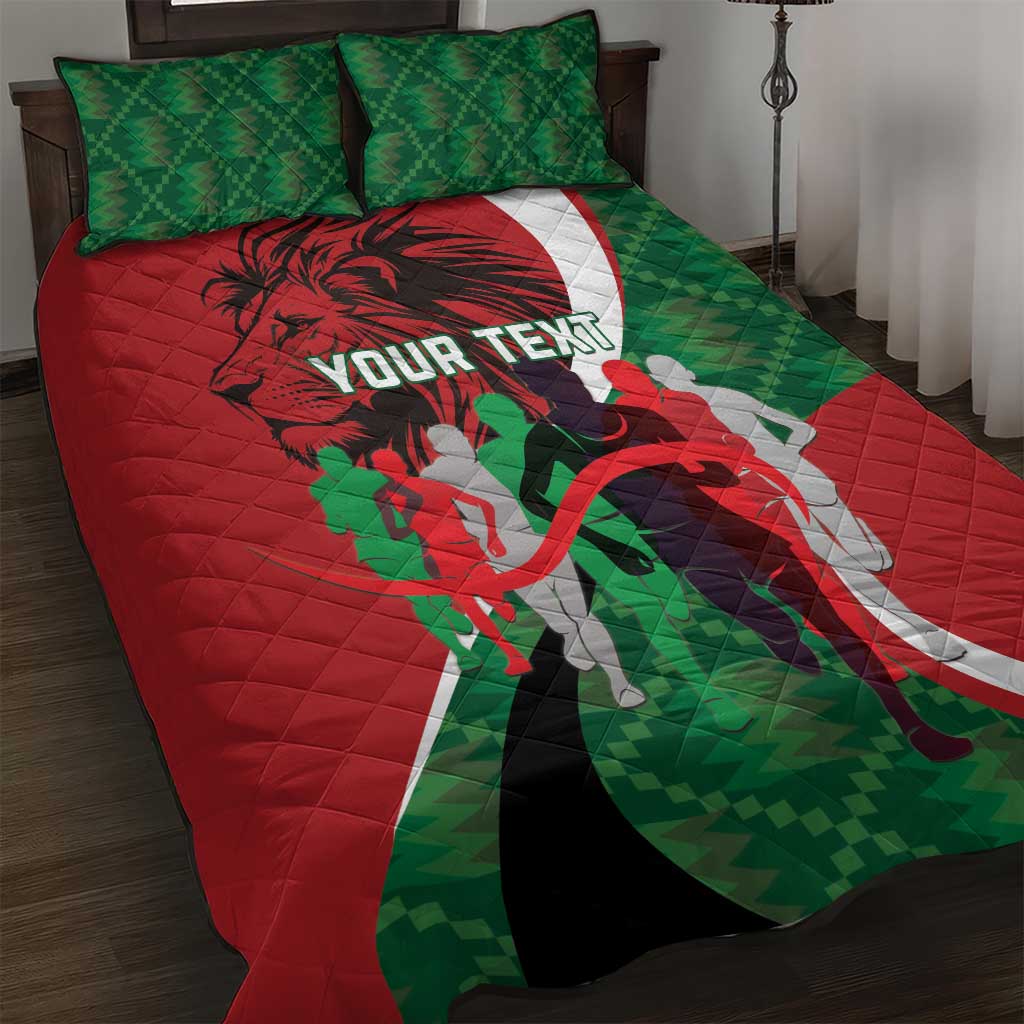Personalised Athletics Kenya Quilt Bed Set We Are Champions