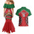 Custom Kenya Rugby Couples Matching Mermaid Dress and Hawaiian Shirt Lion Mascot African Pattern