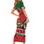 Custom Kenya Rugby Family Matching Short Sleeve Bodycon Dress and Hawaiian Shirt Lion Mascot African Pattern