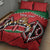 Custom Kenya Rugby Quilt Bed Set Lion Mascot African Pattern