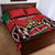 Custom Kenya Rugby Quilt Bed Set Lion Mascot African Pattern
