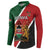 Personalised Kenya Button Sweatshirt Coat Of Arms Mix Flag Style