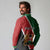 Personalised Kenya Long Sleeve Polo Shirt Coat Of Arms Mix Flag Style