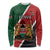 Personalised Kenya Long Sleeve Shirt Coat Of Arms Mix Flag Style