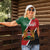 Personalised Kenya Women Polo Shirt Coat Of Arms Mix Flag Style