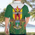 Personalised Zimbabwe Independence Day Hawaiian Shirt Gloriosa Flower - Flag Style