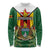 Personalised Zimbabwe Independence Day Long Sleeve Shirt Gloriosa Flower - Flag Style