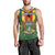 Personalised Zimbabwe Independence Day Men Tank Top Gloriosa Flower - Flag Style