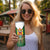 Personalised Zimbabwe Independence Day Skinny Tumbler Gloriosa Flower - Flag Style
