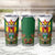 Personalised Zimbabwe Independence Day Tumbler Cup Gloriosa Flower - Flag Style