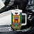Personalised Zimbabwe Independence Day Tumbler With Handle Gloriosa Flower - Flag Style