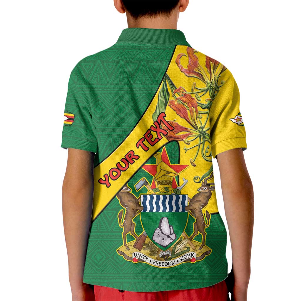 Personalised Zimbabwe Kid Polo Shirt 1980 Independence Day
