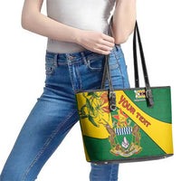 Personalised Zimbabwe Leather Tote Bag 1980 Independence Day