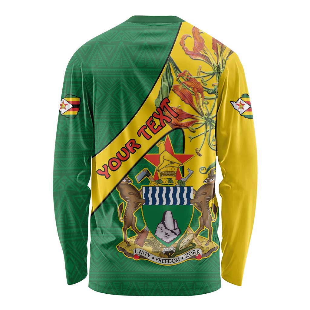 Personalised Zimbabwe Long Sleeve Shirt 1980 Independence Day