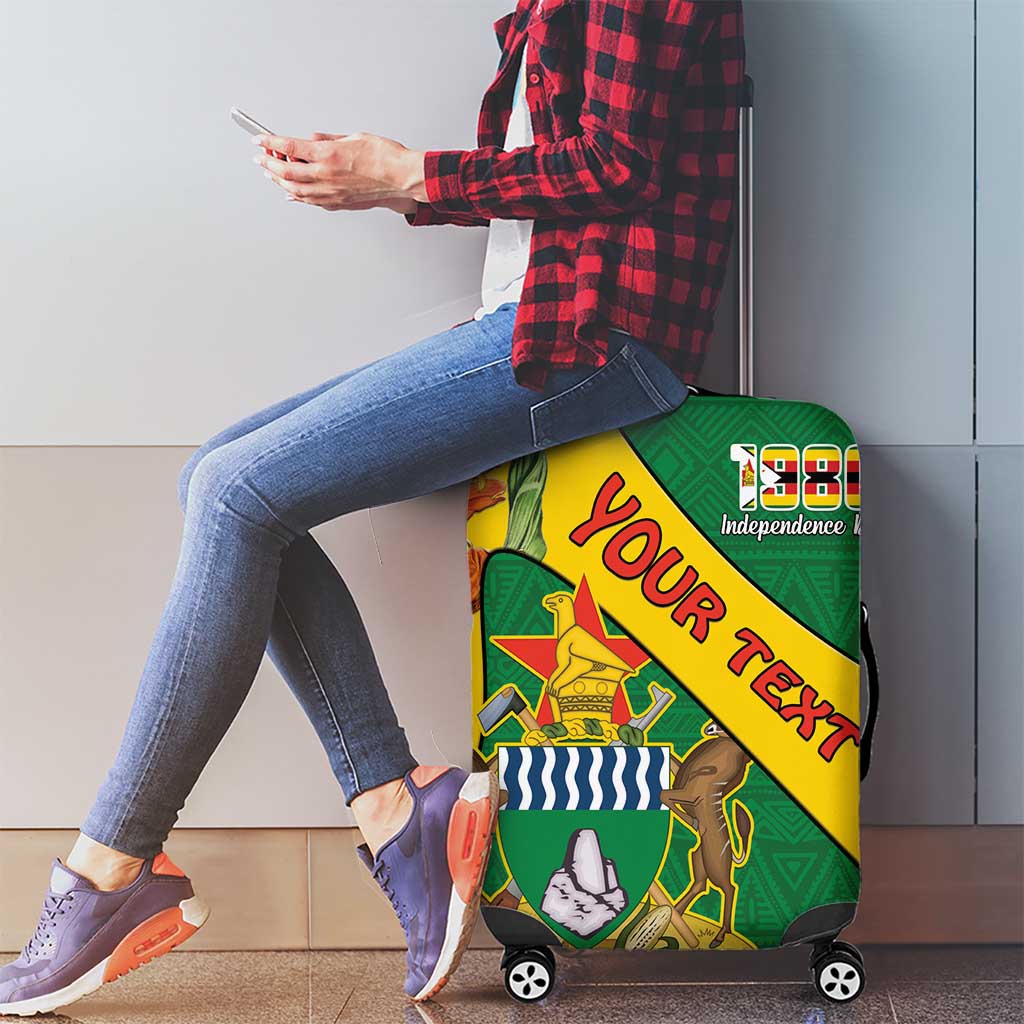 Personalised Zimbabwe Luggage Cover 1980 Independence Day