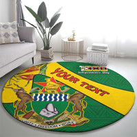 Personalised Zimbabwe Round Carpet 1980 Independence Day