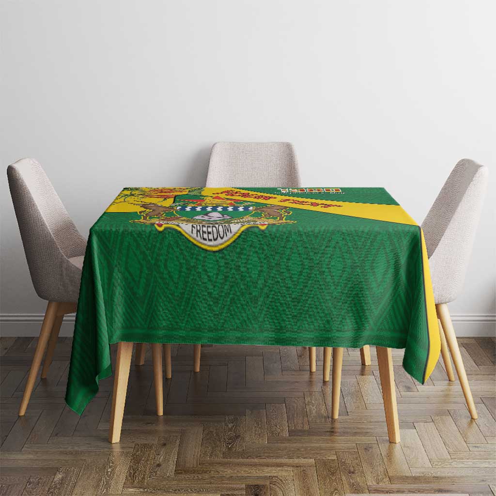 Personalised Zimbabwe Tablecloth 1980 Independence Day